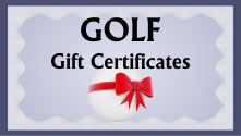 Golf gift certificates